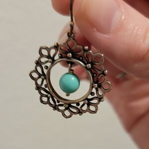 James Avery turquoise earring (single)